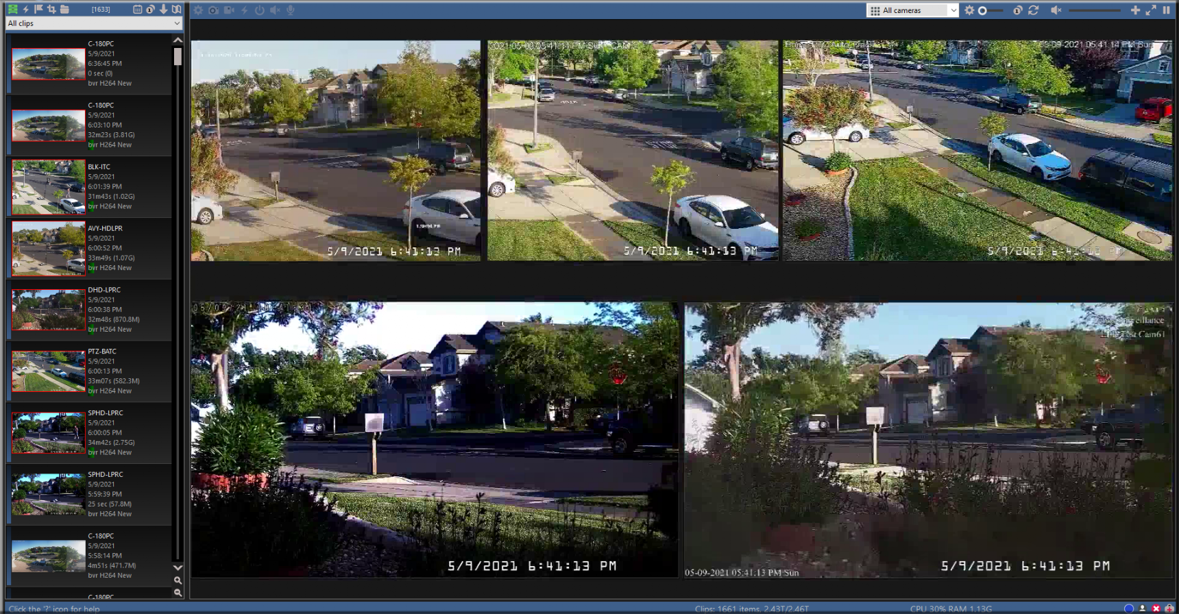 LEWIS SURVEILLANCE DEMO CAMERAS